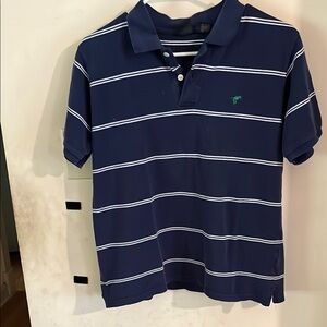 Wrangler Navy Blue Striped Boy’s Polo Shirt